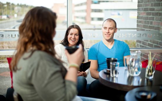 Students at a Cafe - Campus Alta