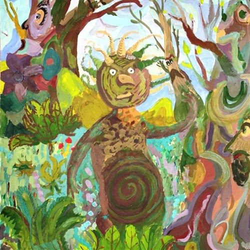 Davtyan Nare, 11 years, Forest beast