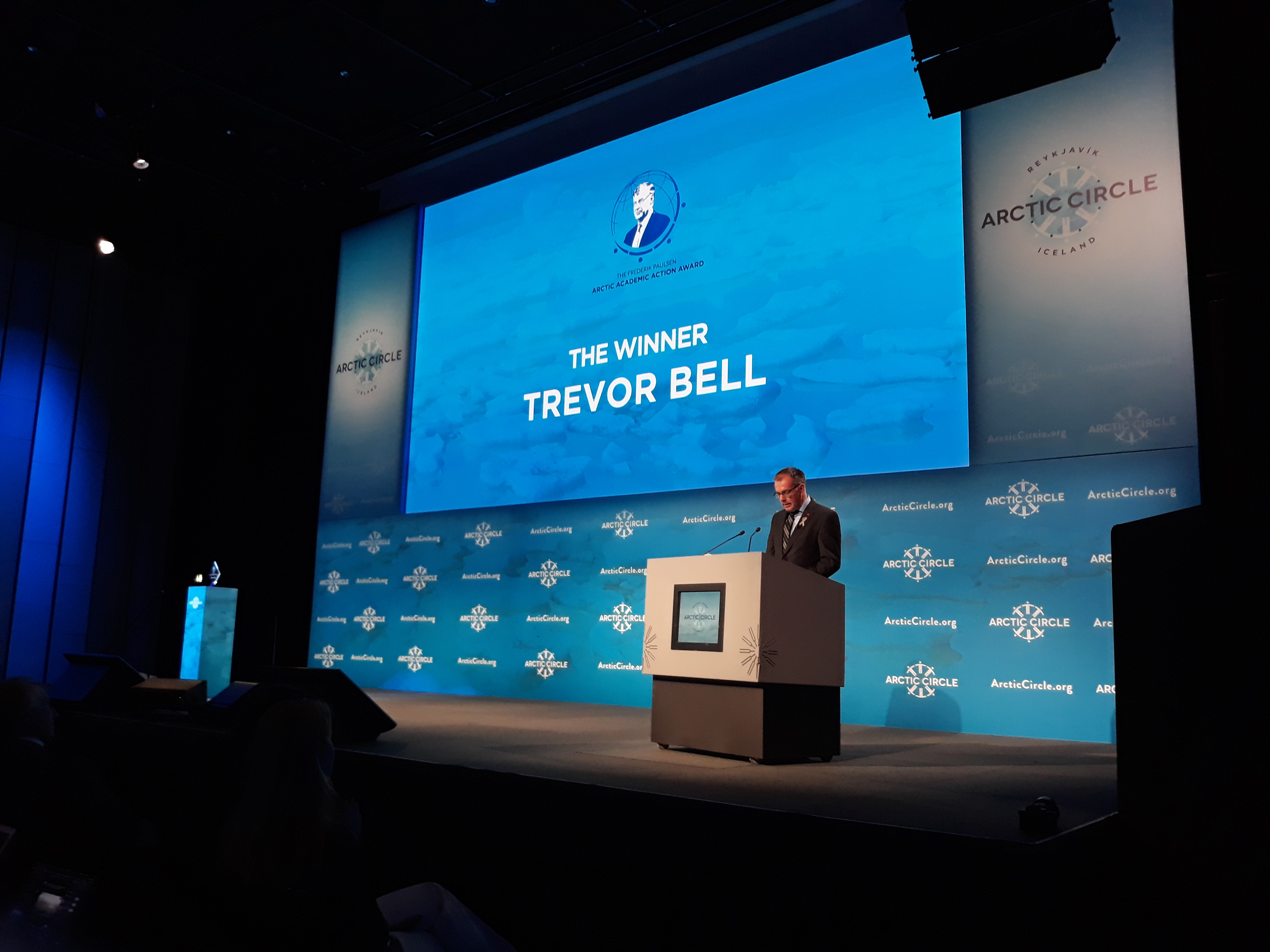 Trevol Bell Fredrik Paulsen Arctic Academic Action Award