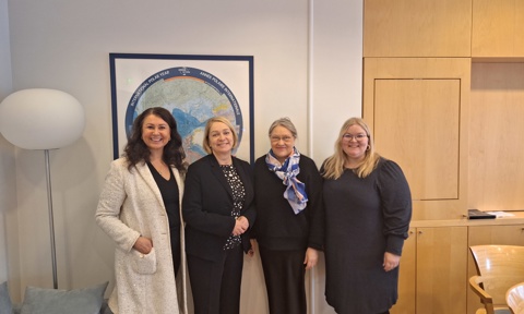 Bank of Finland acting governor Marja Nykänen visits ULapland and UArctic International Secretariat