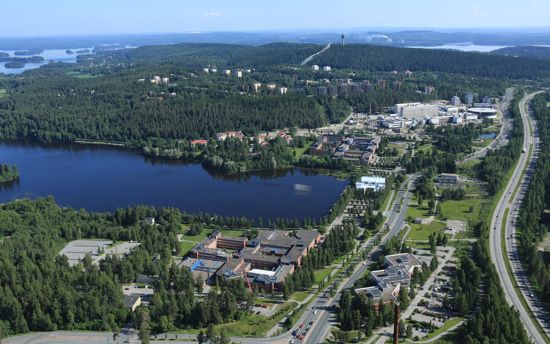 Kuopio campus from air, UEF